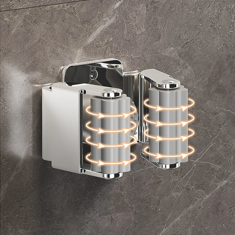 4PCS GripLock™ Stainless Steel Mop & Broom Holder – Smart Wall Organizer[🇺🇸US Shipping 3-5days]