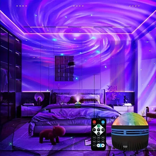 NebulaGlow™ LED Galaxy Projector – Bring the Stars/Galaxy/Ocean Indoors[🇺🇸US Shipping 3-5days]